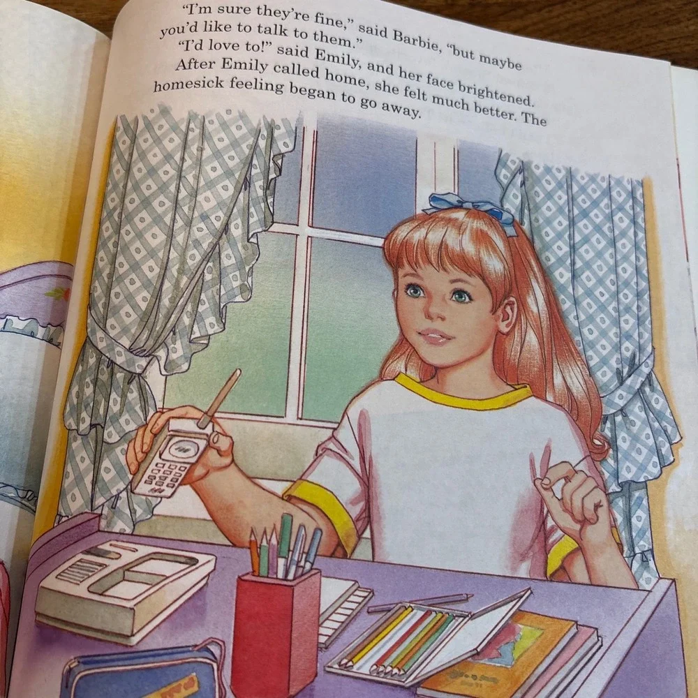 Golden Books Barbie Let's Have a Sleepover‎ Children's Picture Book 1998